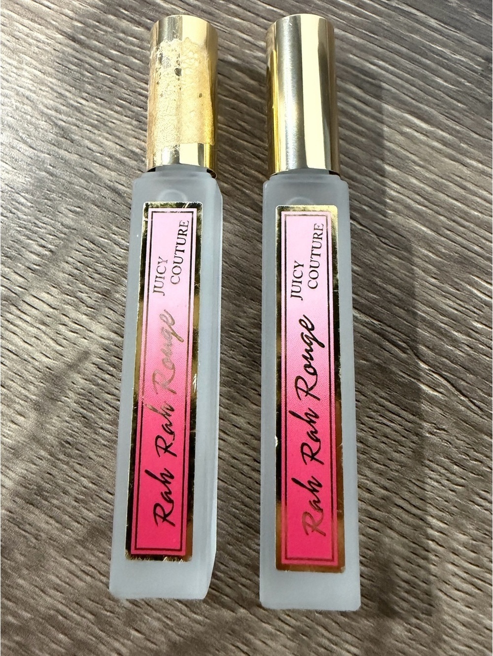 2 x Juicy Couture Rah Rah Rouge Rock Rollerball 10 ml NEW